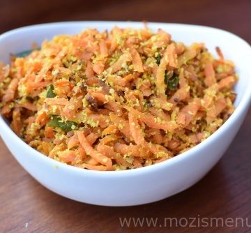 Carrot Thoran / Carrot Stir-fry