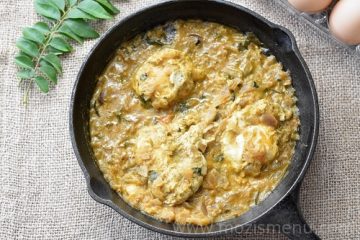 Poached / Broken Kerala Egg Curry