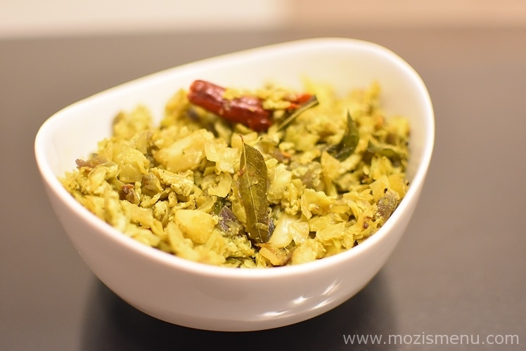 Cabbage Egg Poriyal