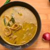 Kanava Varutharacha Curry / Koonthal Varutharacha Curry / Squid in Roasted coconut gravy