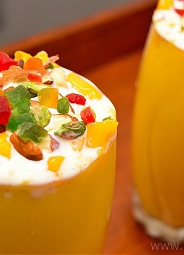 Mango Mastani / Mastani Style Mango Milkshake