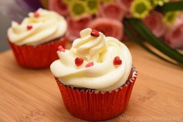 Red Velvet Chocolate Chip Cupcake
