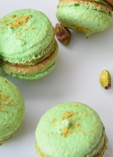 Lemon Pistachio Macarons