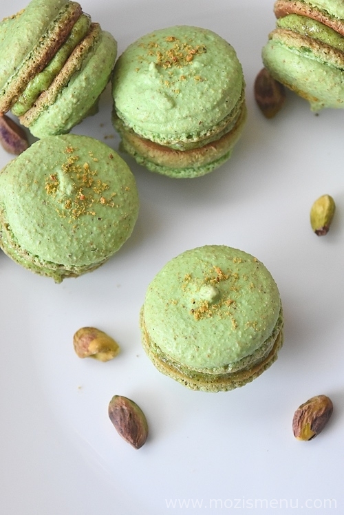 Lemon Pistachio Macarons