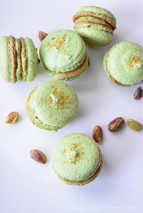 Lemon Pistachio Macarons