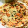 Onion Carrot Uttapam / Pancake