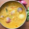 Vengaya Sambar / Pearl Onion Sambar / Shallots Sambar