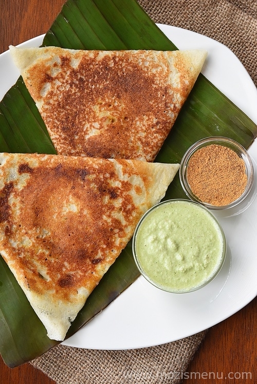 Chicken Masala Dosa / Pancake / Crepe