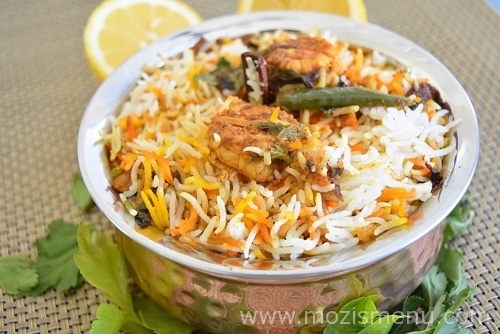 Prawn / Jhinga / Shrimp Dum Biryani Prawn / Jhinga / Shrimp Dum Biryani