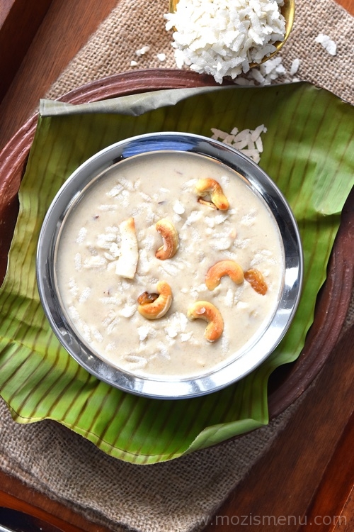 Aval (Poha / Rice flakes) Payasam / Pradhaman / Kheer