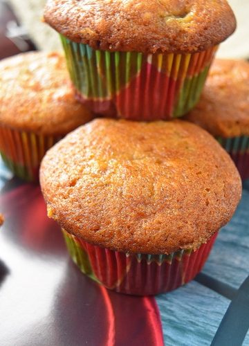 Eggless Banana Muffins For Breakfast