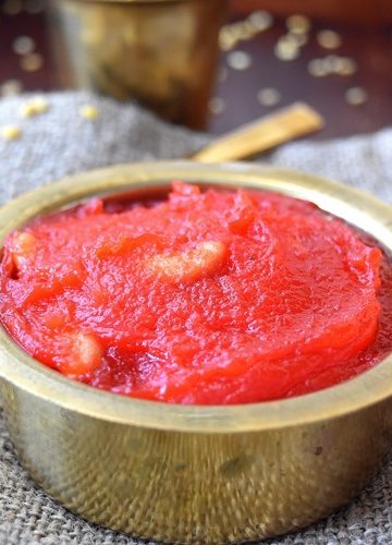 Ashoka Halwa / Thiruvaiyaru Style Asoka Halwa