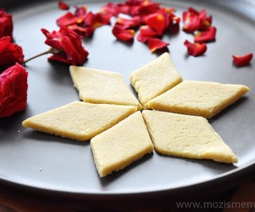 Kaju Katli / Kaju Barfi / Cashew Slice