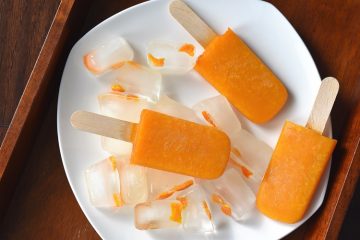 Orange Popsicles / Orange Ice Pops