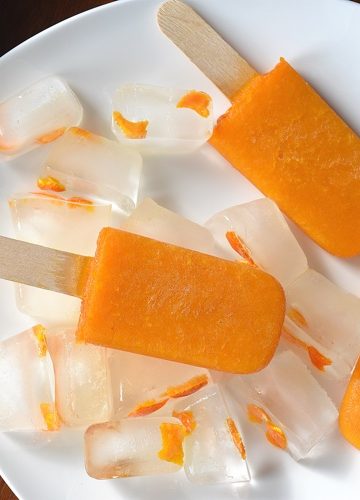 Orange Popsicles / Orange Ice Pops