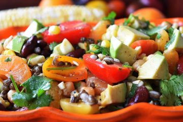 Tri-Beans, Fruit & Corn Salad / Homemade Bean Salad