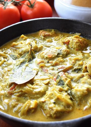 Kerala Fish (Meen) Molee / Moilee - Kerala Style Fish Stew