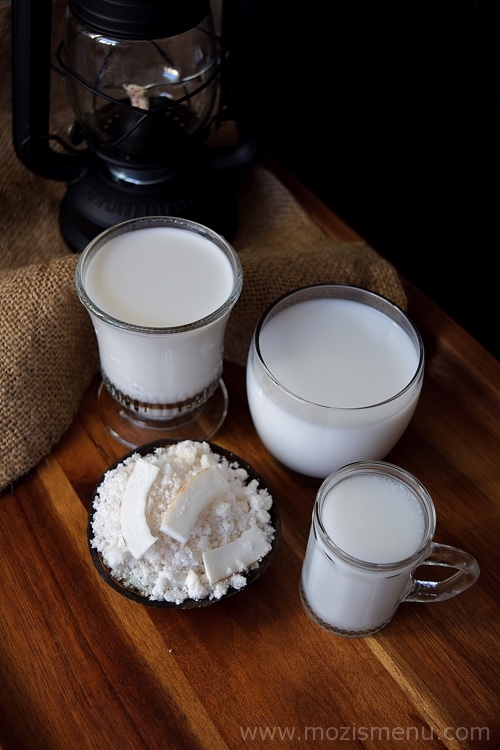 Homemade Coconut Milk / Thengai Paal / Thenga Paalu Homemade Coconut Milk / Thengai Paal / Thenga Paalu